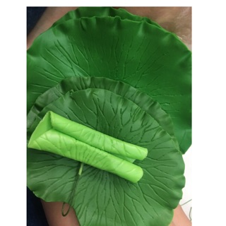 Lá sen đất sét( 1 bộ 5 lá)