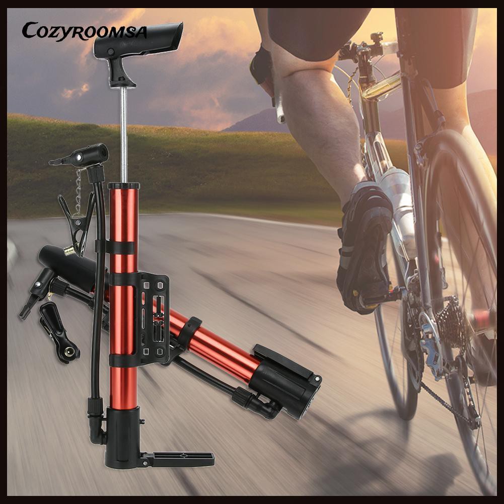 Ống Bơm Xe Đạp Bằng Hợp Kim Nhôm Gọn Nhẹ Tiện Dụng