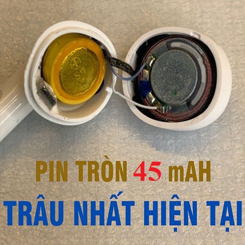 Tai nghe Bluetooth không dây Hổ Vằn 3 chip 1562M Pin 8h bản cao cấp nhất xuyên âm, âm thanh không gian, tai nghe TWS