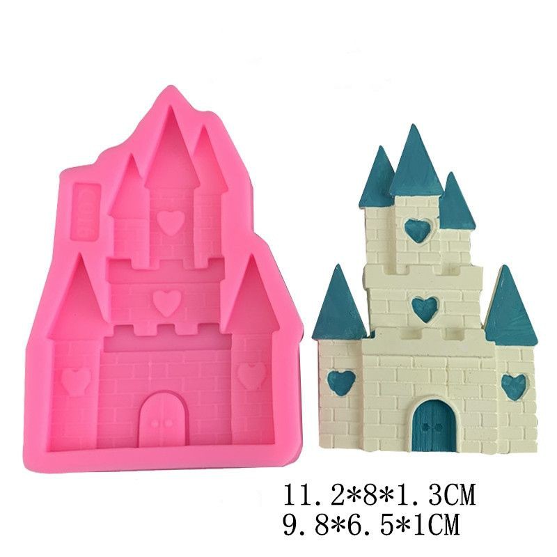 Khuôn làm bánh thạch Lâu đài