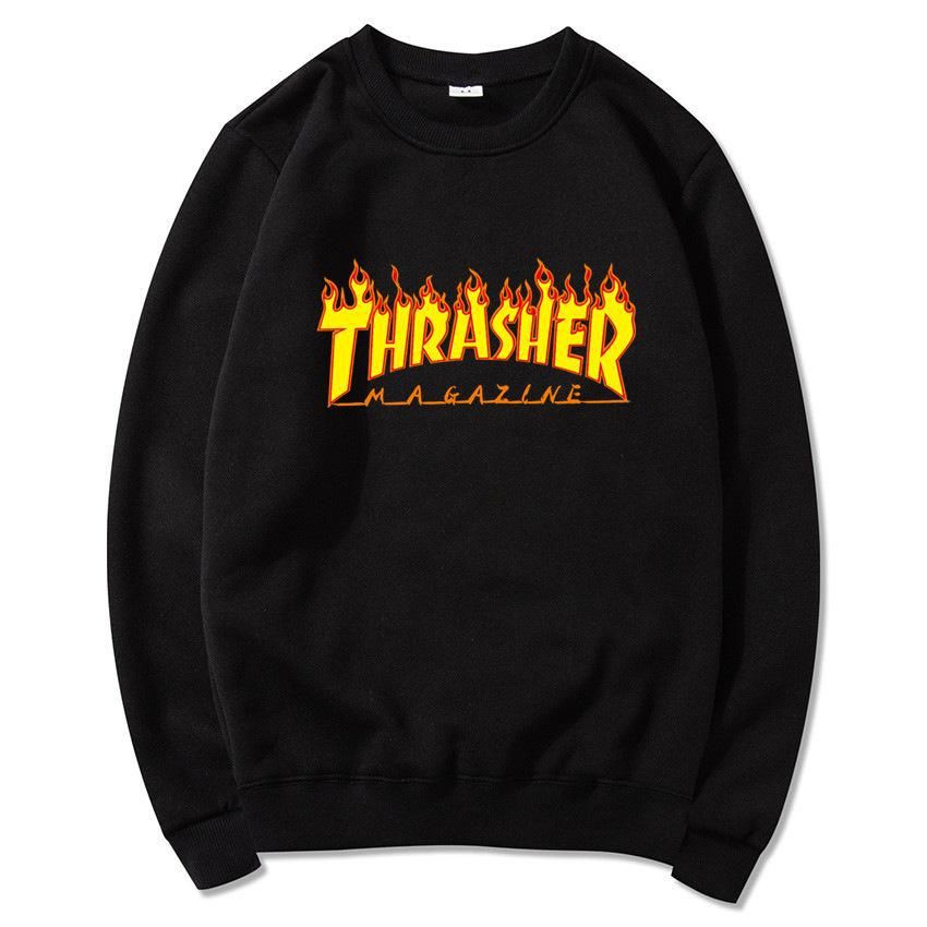 Áo Sweater Cổ Tròn In Hình Tạp Chí Thrasher Size M-Xxl Thời Trang Cho Nam Và Nữ