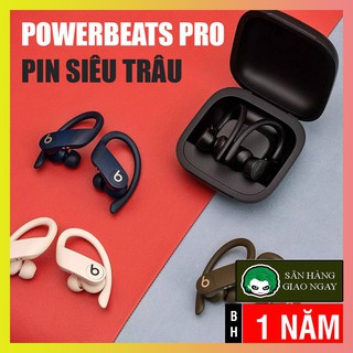 Tai Nghe Không Dây Bluetooth Powerbeats Pro 1:1 Full Box,Chống Mồ Hôi, Chống ồn, Kèm Hộp Sạc
