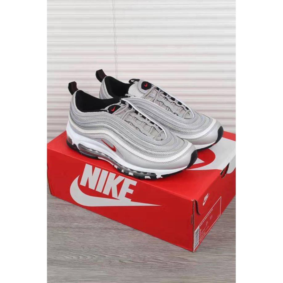 Giày Sneaker NIKE AIR MAX 97 Silver Xám Bạc Phản Quang [Sẵn Hàng]