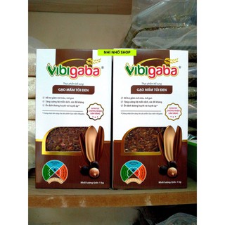 Gạo mầm tỏi đen Vibigaba hộp 1kg - Date mới