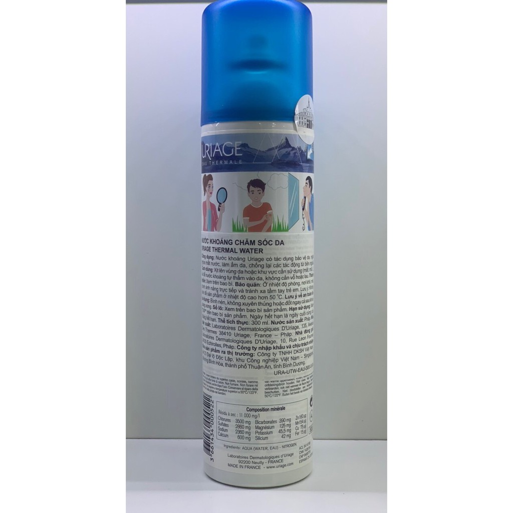 Xịt khoáng cấp ẩm URIAGE THERMAL WATER 300ml | BigBuy360 - bigbuy360.vn