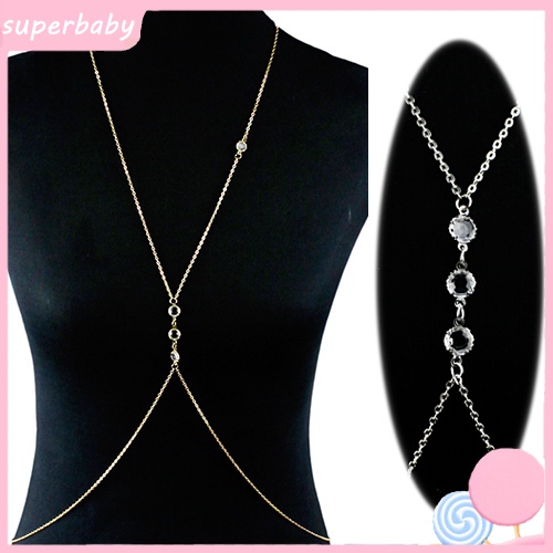 Vòng cổ Đeo Hông Hình Thánh Giá Đính Đá Dành Cho Nữ