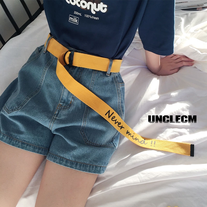 Thắt lưng canvas khóa đôi thời trang tùy chọn màu sắc