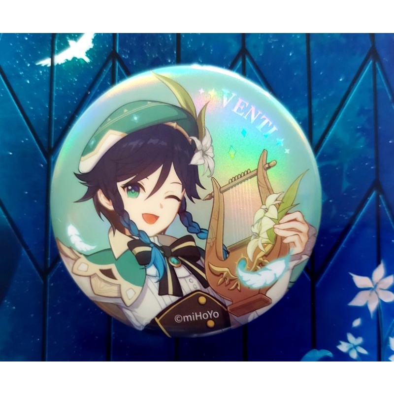 Huy hiệu Genshin Impact chính hãng từ Mihoyo