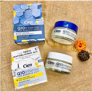 (Mẫu mới)BỘ KEM DƯỠNG DA CIEN Q10 INTENSE NGÀY & ĐÊM CHỐNG LÃO HOÁ, XOÁ NHĂN VÀ LÀM ĐỀU MÀU DA
