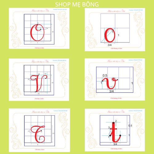 FLASHCARD THẺ HƯỚNG DẪN CÁCH VIẾT 29 CHỮ CÁI THƯỜNG, CHỮ CÁI HOA TIẾNG VIỆT CỠ NHỎ CHO HỌC SINH