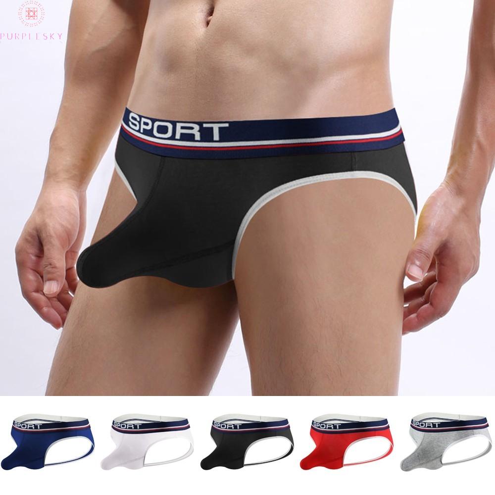Underwear Backless G-String Machine Washable Men Panties Thong Underpants