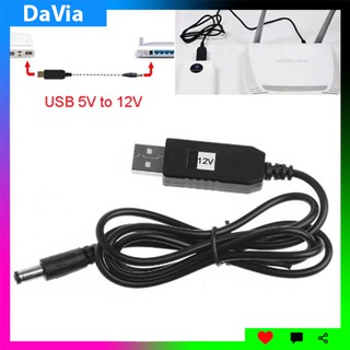 Cáp Chuyển Đổi 5V USB sang 5V/9V/12V (Mất điện vẫn có Mạng & WiFi)