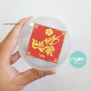 Tem tết Chúc mừng năm mới vuông