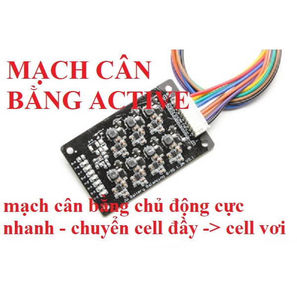 Mạch cân bằng pin lithium active balance - mạch cân bằng toàn dải