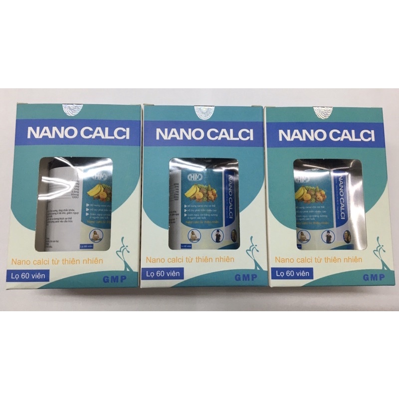 Nano cacli, Canxi cho bé, Canxi cho người lớn phòng chống loãng xương giúp xương chắc khỏe