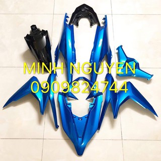 Bộ dàn áo Vario CLick màu xanh candy đời 2018 - nay chính hãng honda