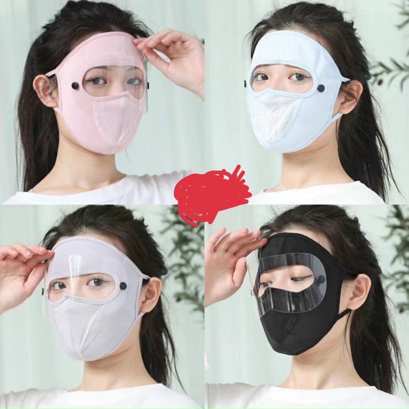 Khẩu trang vải có kính chắn gió,chắn bụi,khẩu trang ninja cho cả nam và nữ