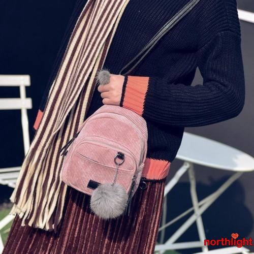 Balo mini vải nhung cho nữ