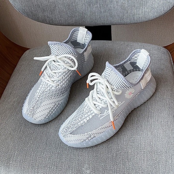 ⚡HÀNG MỚI VỀ⚡Giày thể thao nữ YZ350 đế hoa cúc thoáng khí phản quang cực đẹp