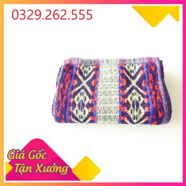 (Sale Khủng)  Khăn lau thổ cẩm mềm mịn, êm nhẹ, không phai màu, sổ lông, độ bền cao,chất liệu thổ cẩm của người Thái