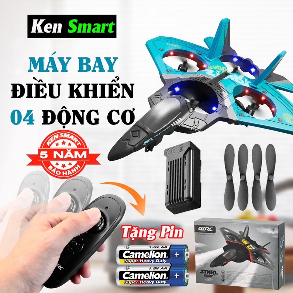Đồ Chơi Máy Bay Điều Khiển Từ Xa Phi Cơ Chiến Đấu V17 2.4G - Máy Bay Không Người Lái