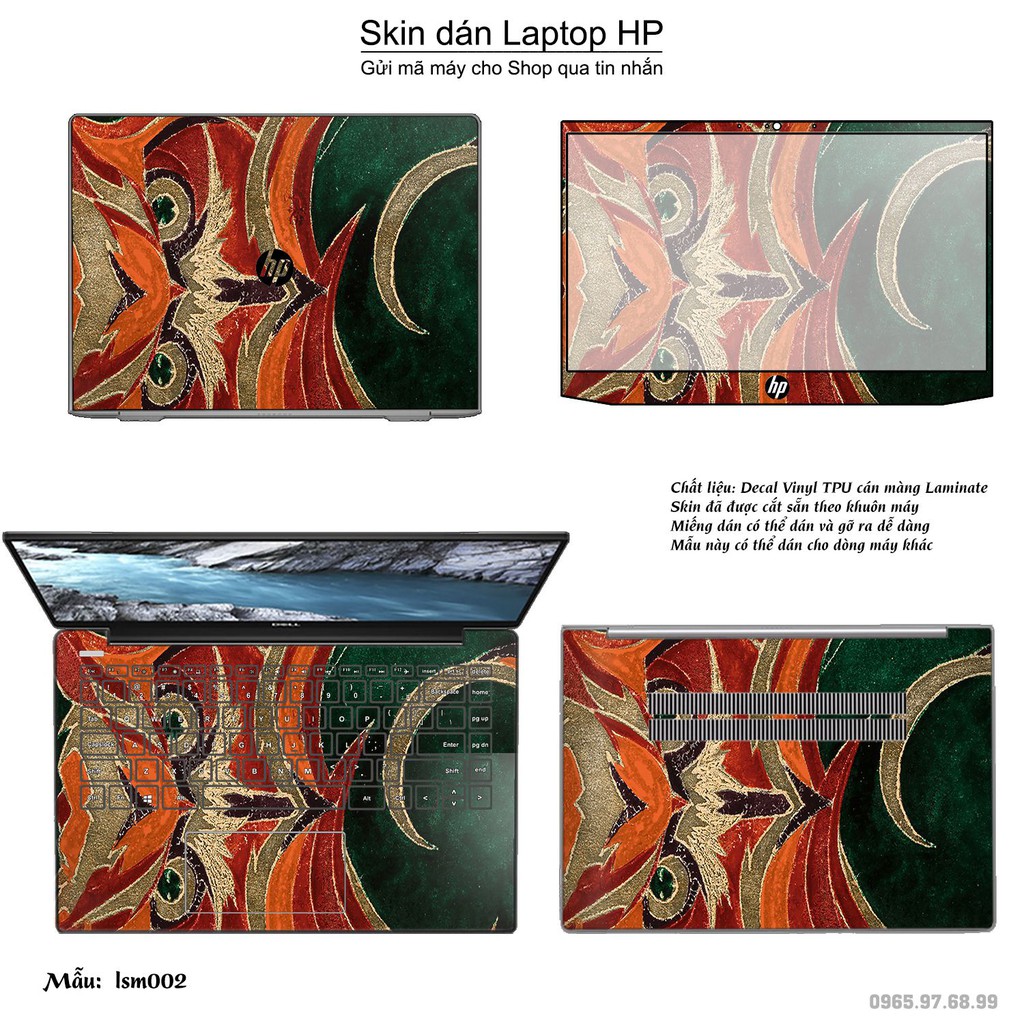 Skin dán Laptop HP in hình Athena Noctua - Linh Vật Của Trí Tuệ - lsm002 (inbox mã máy cho Shop)