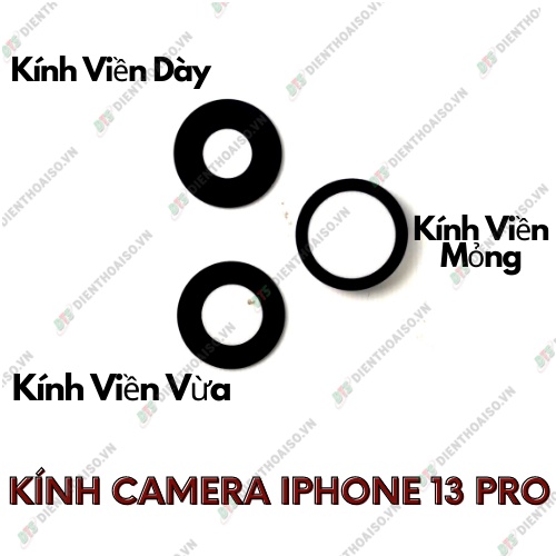 Kính camera iphone 13 pro kèm keo dán