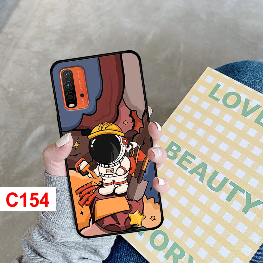 Ốp Redmi 9T - Xiaomi Poco M3  in hình phi hành gia, vũ trụ ngân hà. ốp lưng Xiaomi Redmi chất lượng.