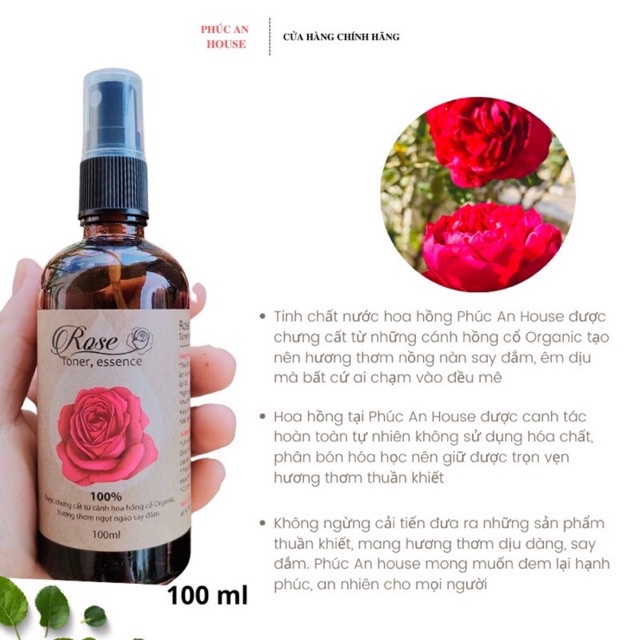 TINH CHẤT NƯỚC HOA HỒNG (TONER, ESSENCE) PHÚC AN HOUSE | BigBuy360 - bigbuy360.vn