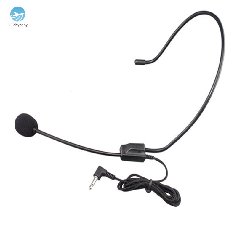 Portable 3.5MM Wired Microphone Headset Studio Conference Guide Speech Speaker Stand Headphone For Voice Amplifier