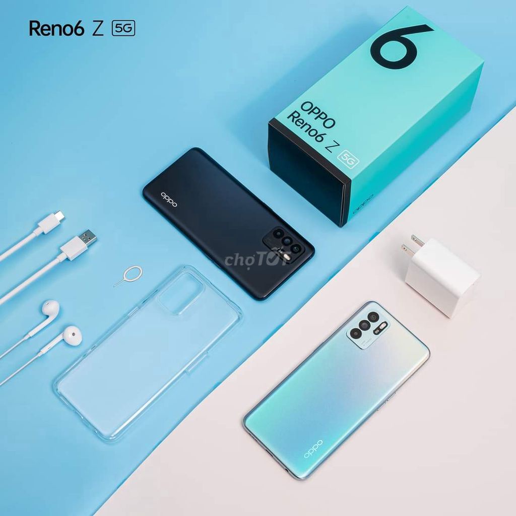 Điện thoại OPPO Reno6 Z 5G (8GB/128GB) thiết kế siêu đẹp- fullbox nguyên seal BH chính hãng