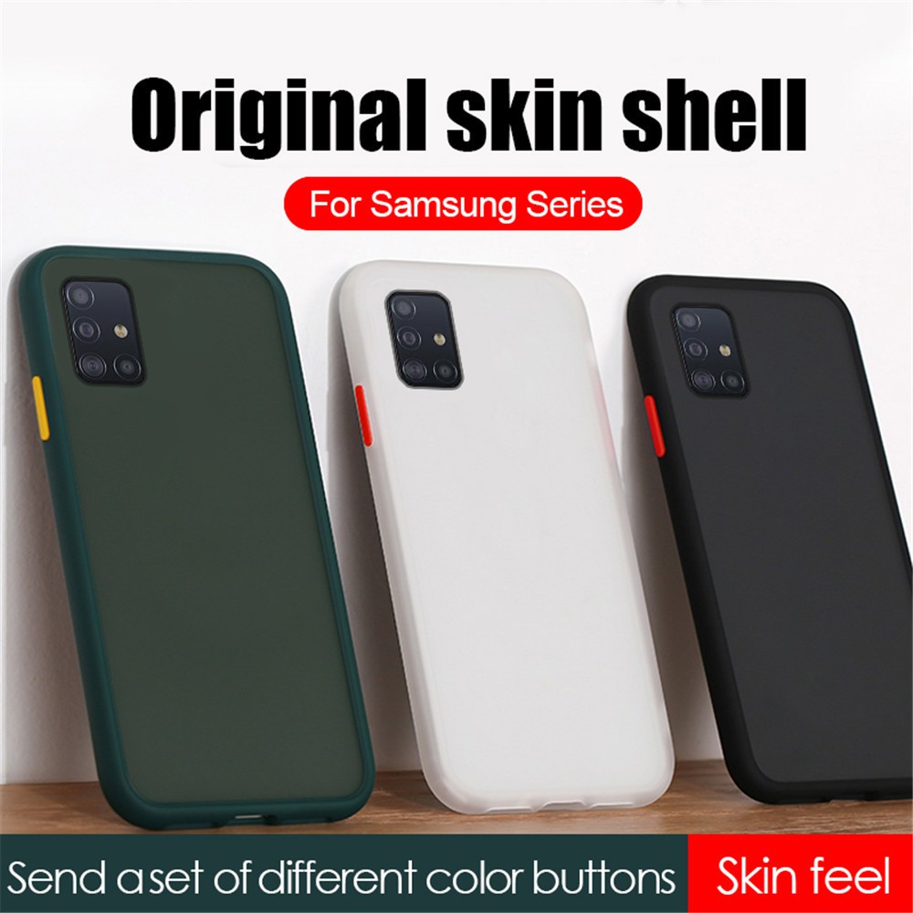 Ốp điện thoại trong suốt mặt nhám chống sốc cho Samsung Galaxy A51 | BigBuy360 - bigbuy360.vn