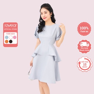 Váy xòe 2 tầng công sở thanh lịch, tôn dáng phái đẹp DEW1088 92WEAR