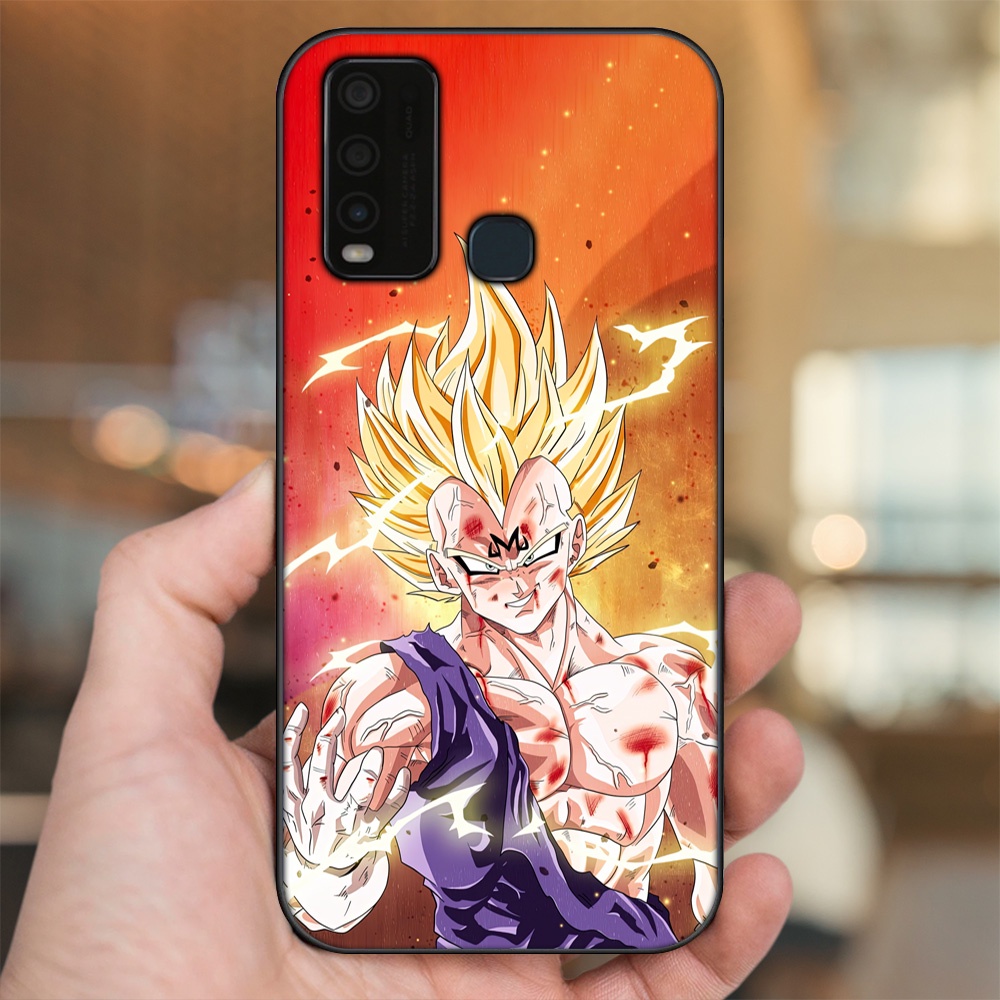 Ốp lưng Vivo Y30, Y50 viền đen in hình Vegeta Dragon Ball