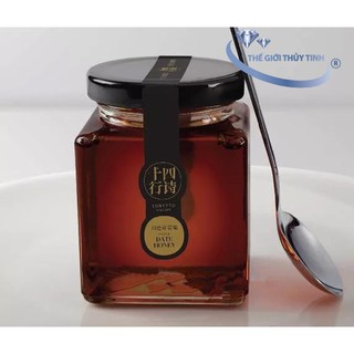 Hũ vuông thủy tinh đựng thực phẩm 100ml