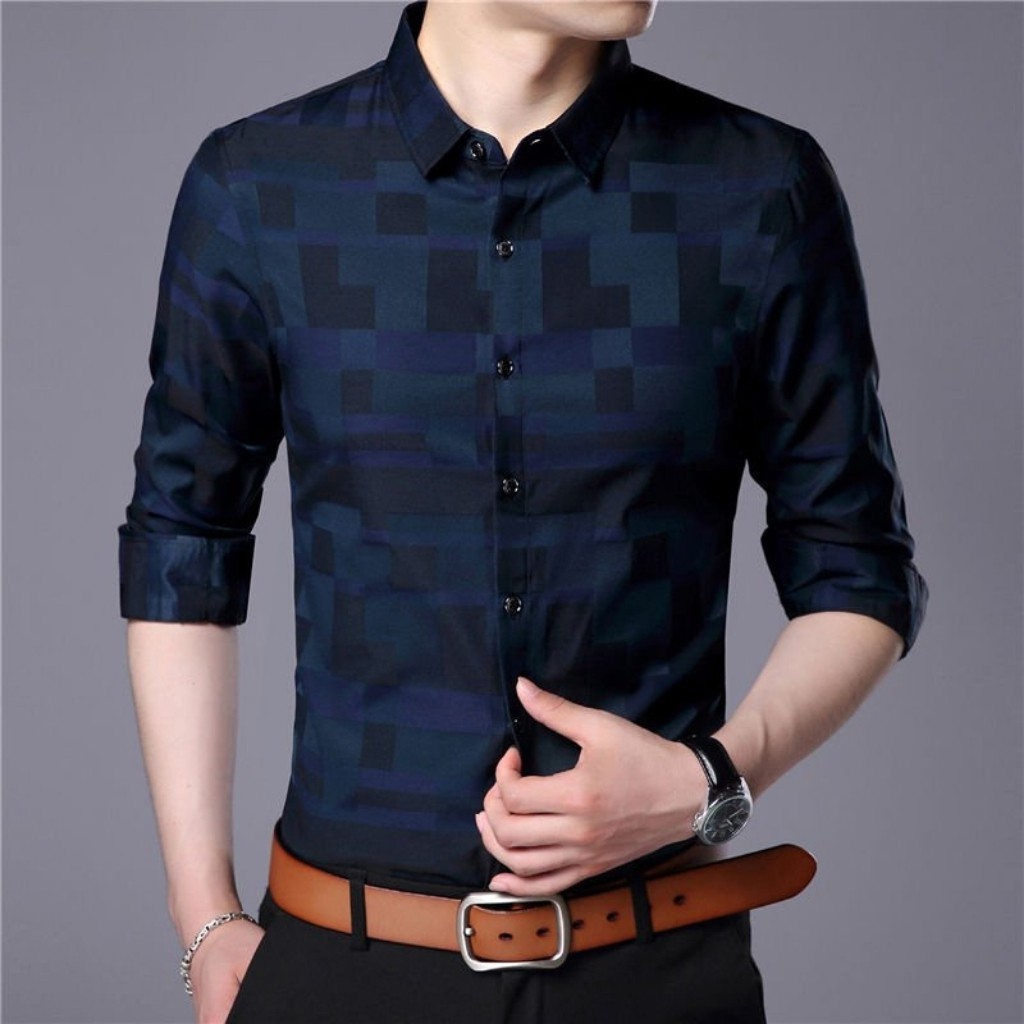 Áo Sơ Mi Nam Dài Tay In 3D Mẫu GQ02 Thời Trang EMEY LUXURY Chất Vải Đẹp, Thoáng Mát, Tạo Cảm Giác Thoải Mái Khi Mặc