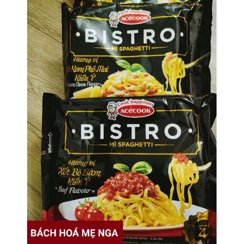 Mì trộn spaghetti Bistro xốt bò bằm/ phô mai gói 95g