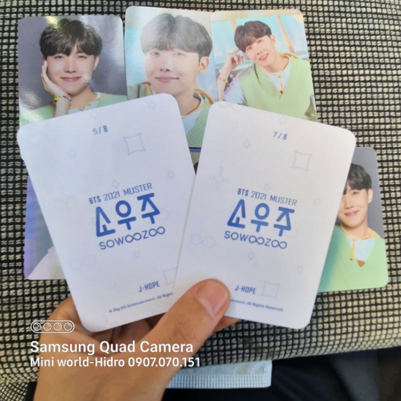Bộ 8 thẻ ảnh HD BTS 2022 J Hope