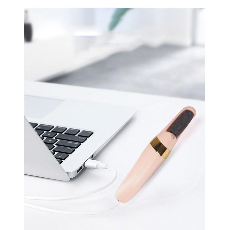 Máy Chà Gót Chân, Tẩy tế bào chết cho Tiệm Nail, Cá Nhân tại Nhà Tẩy Tế Bào Chết Sạc Pin Tích Điện 2 Đầu Mài