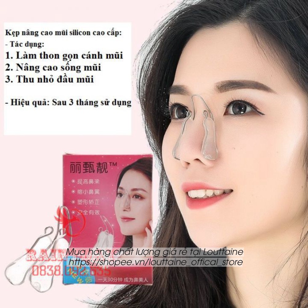 Kẹp nâng mũi cao silicon dụng cụ định hình noise up