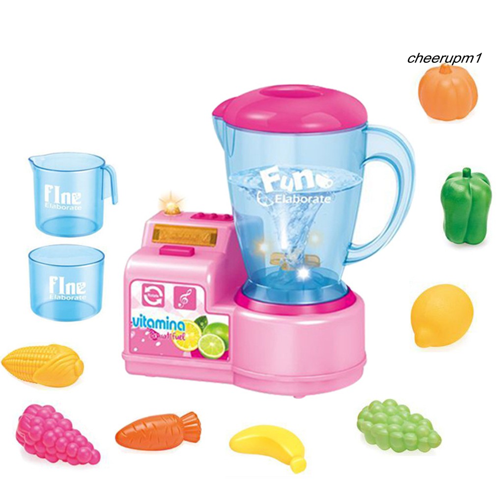 Máy xay sinh tố đồ chơi có đèn và nhạc dành cho bé