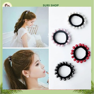 Dây Cột Tóc Ngọc châu Nhân Tạo, cột tóc đẹp, cột tóc xinh xắn, cột tóc sang chảnh Xinh Xắn