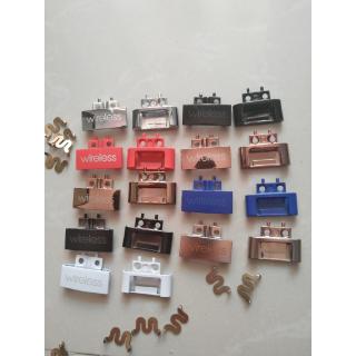 Beats solo 3 Không Dây Khóa Kim Loại logo Thép Nhãn Sắt Tấm Đầu Tia Bộ Phận Sửa Chữa DIY Phần