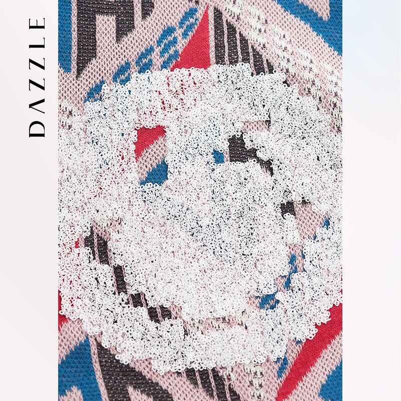 Áo len hoạ tiết Dazzle