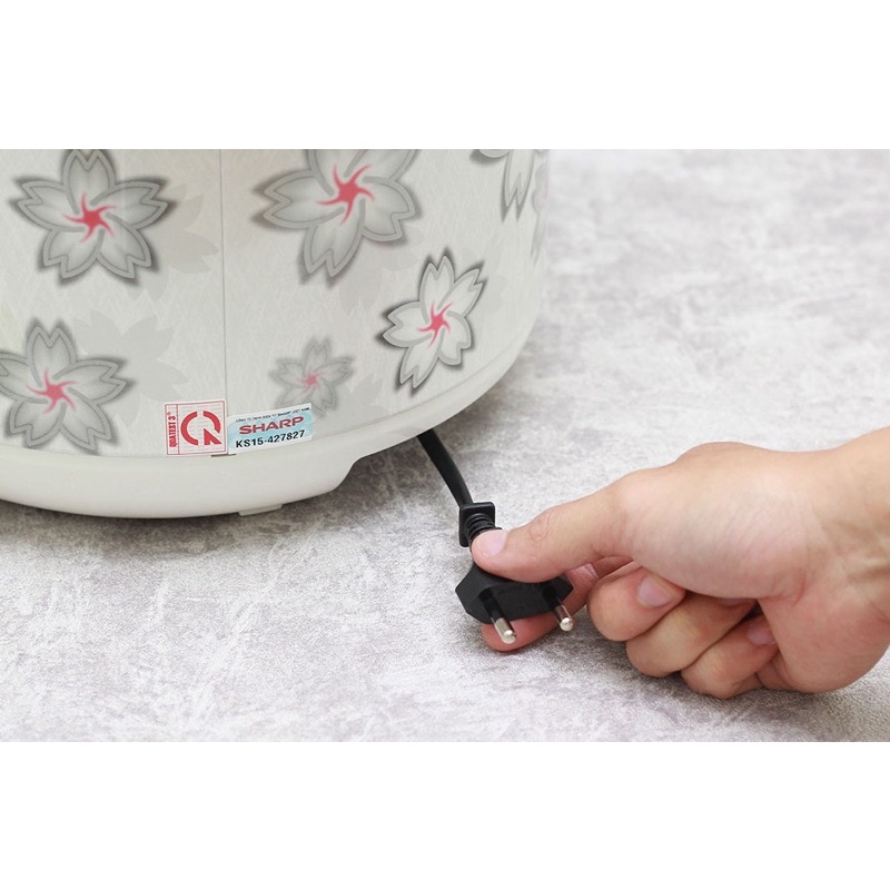 Nồi cơm điện Sharp 1.8 lít KS-N182ETV sản xuất thái lan NEW 100% hàng chính hãng