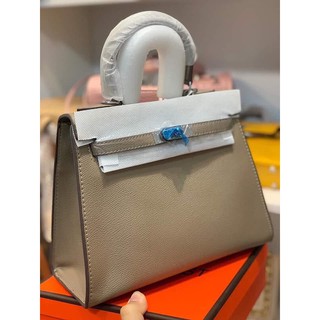Túi HM Kelly size 25 khoá bạc