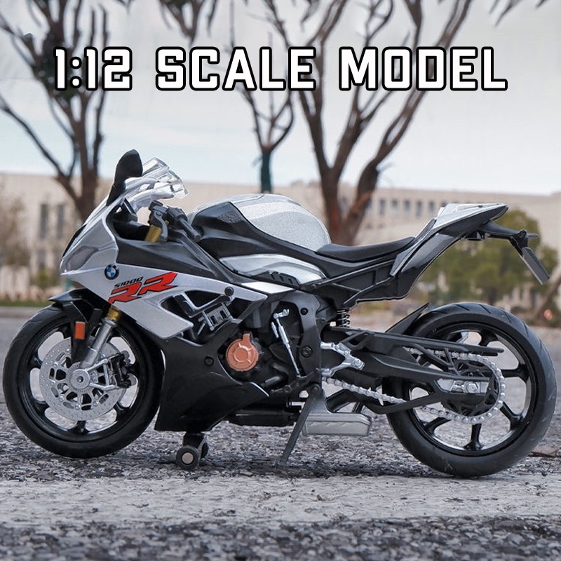 Mô Hình Xe Mô Tô BMW S1000RR Bằng Hợp Kim Tỉ Lệ 1: 12