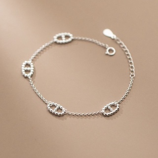 Lắc tay Dior bạc H.A.S