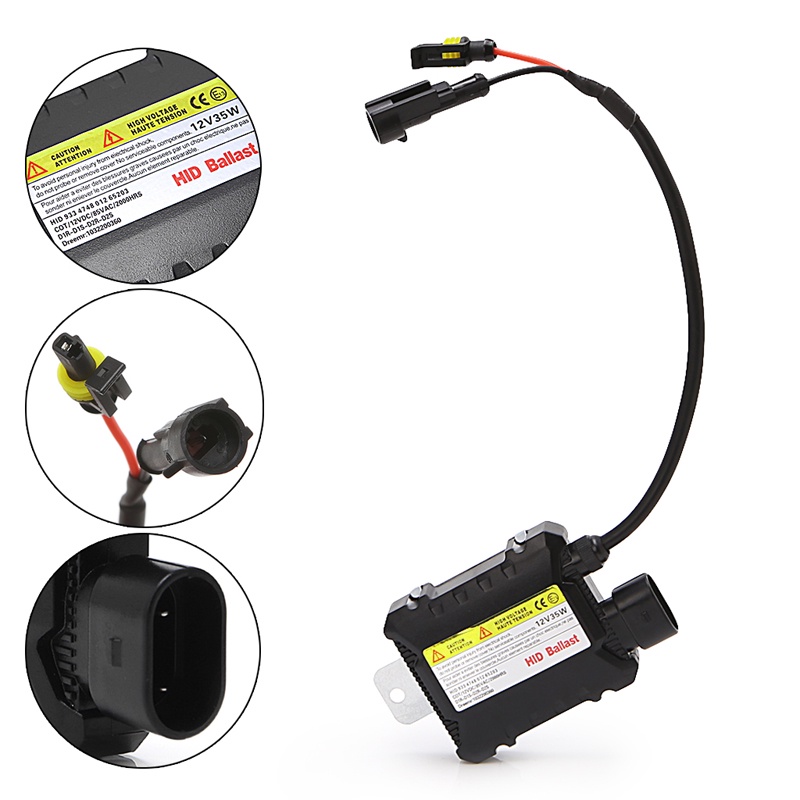Bộ Chấn Lưu Kỹ Thuật Số Thay Thế 12V H1 H3 H4 H7 H11 9005 9006 HID Xenon 35