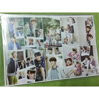 2 tấm hình dán BTS – Stick cơ BTS – gồm 20 hình